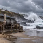 Kornwalia i Devon szykują się na sztorm „Austen” – rady Met Office i apel, by unikać wybrzeża