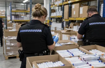 Ponad 12 tysięcy podrobionych zastrzyków odchudzających w magazynie w Birmingham – towar wart 2 miliony funtów