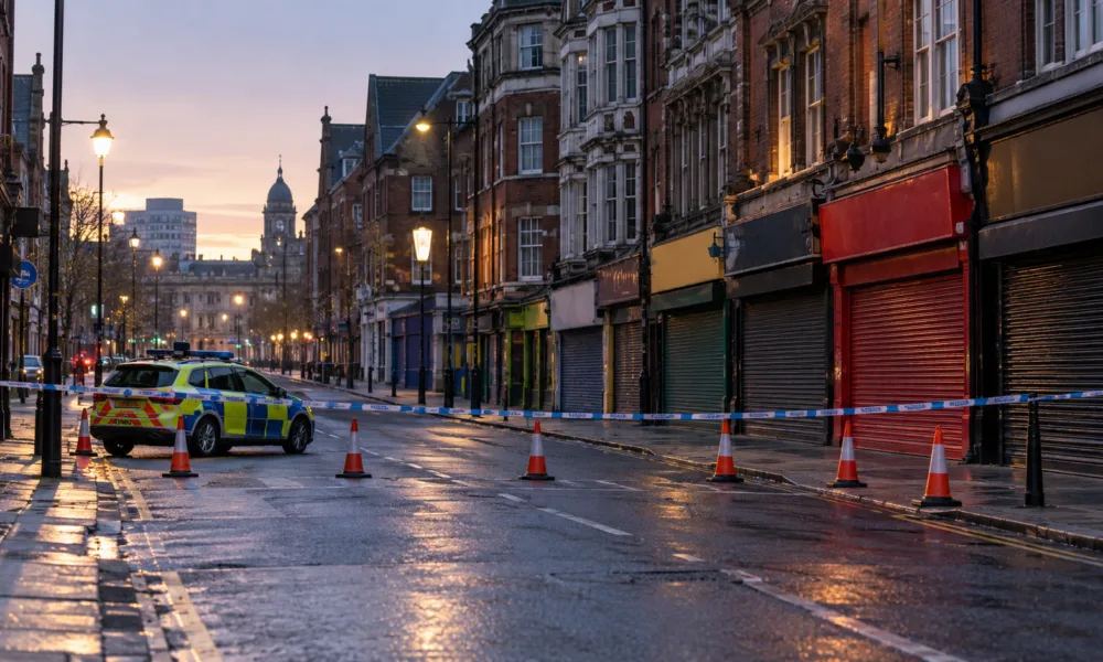Policjant postrzelony w centrum Nottingham – policja szuka dwóch podejrzanych