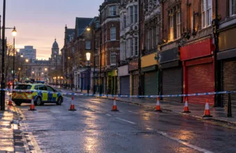 Policjant postrzelony w centrum Nottingham – policja szuka dwóch podejrzanych