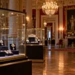 Ponad 300 królewskich klejnotów na wystawie w Pałacu Buckingham – spinki Karola I i diadem z monet i znaczków