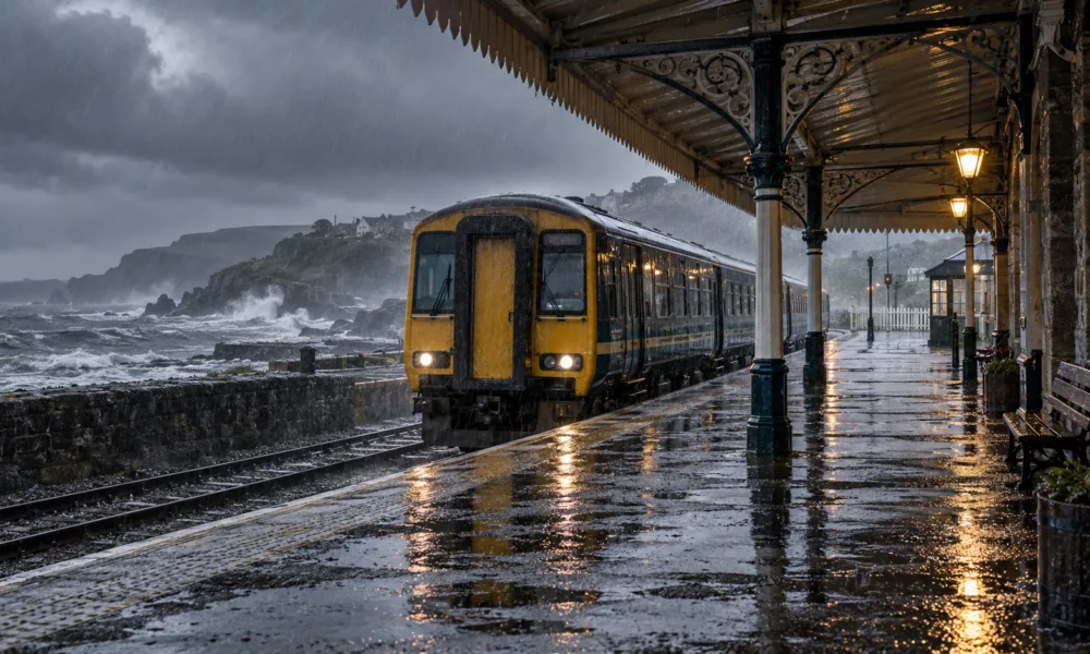 Sztorm „Austen” w piątek 23 października – pociągi GWR tylko do Plymouth, zamknięte szkoły i atrakcje w Kornwalii i Devon