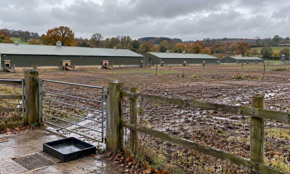 Pierwsze w tym sezonie ognisko ptasiej grypy w Anglii – farmerka z Northumberland straciła 32 000 kur niosek