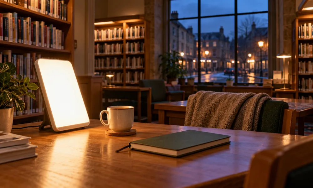Lampy na zimową chandrę do wypożyczenia w bibliotekach North Yorkshire – przed zmianą czasu w nocy z 24 na 25 października