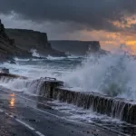 Sztorm „Boelo” – ostrzeżenie pomarańczowe dla hrabstw Antrim i Londonderry, odwołany pokaz fajerwerków w Ballymoney