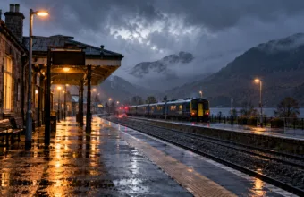 Sztorm „Boelo” w Szkocji – ScotRail zamyka odcinki czterech linii, policja odradza zbędne podróże w weekend 24-25 października