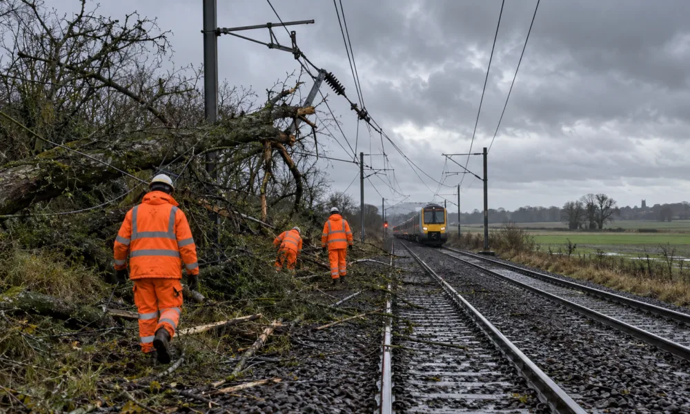 Greater Anglia po zniszczeniach sieci trakcyjnej – linie znów otwarte, ale w niedzielę 25 października wciąż utrudnienia na trasach z Londynu do Norwich i Ipswich