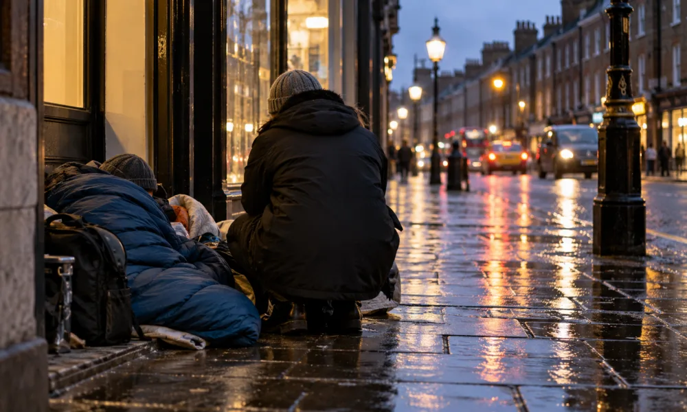 Rząd podwaja pieniądze na walkę z bezdomnością na ulicach Anglii – dodatkowe 432 miliony funtów w budżecie, szczyt na Downing Street