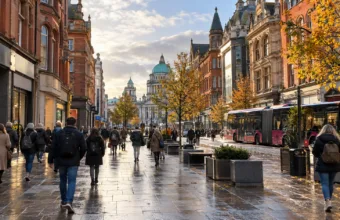 Belfast chce zamknąć dla aut część centrum – deptaki, ograniczenie do 20 mil na godzinę i konsultacje do 25 stycznia 2027 r.